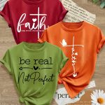 Love Heart English Letter Line Mixed Combination Multi-Pack Series Print Fashion Retro Style Women'S Summer Casual Sports Style Top Round Neck Short Sleeve T-shirt Multi-Color Optional S-XXL